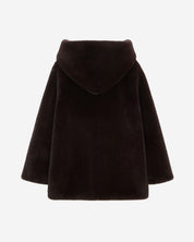 [SIGNATURE LINE] FAUX FUR BIEN HOODED JACKET