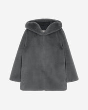 [SIGNATURE LINE] FAUX FUR BIEN HOODED JACKET