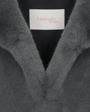 [SIGNATURE LINE] FAUX FUR BIEN HOODED JACKET