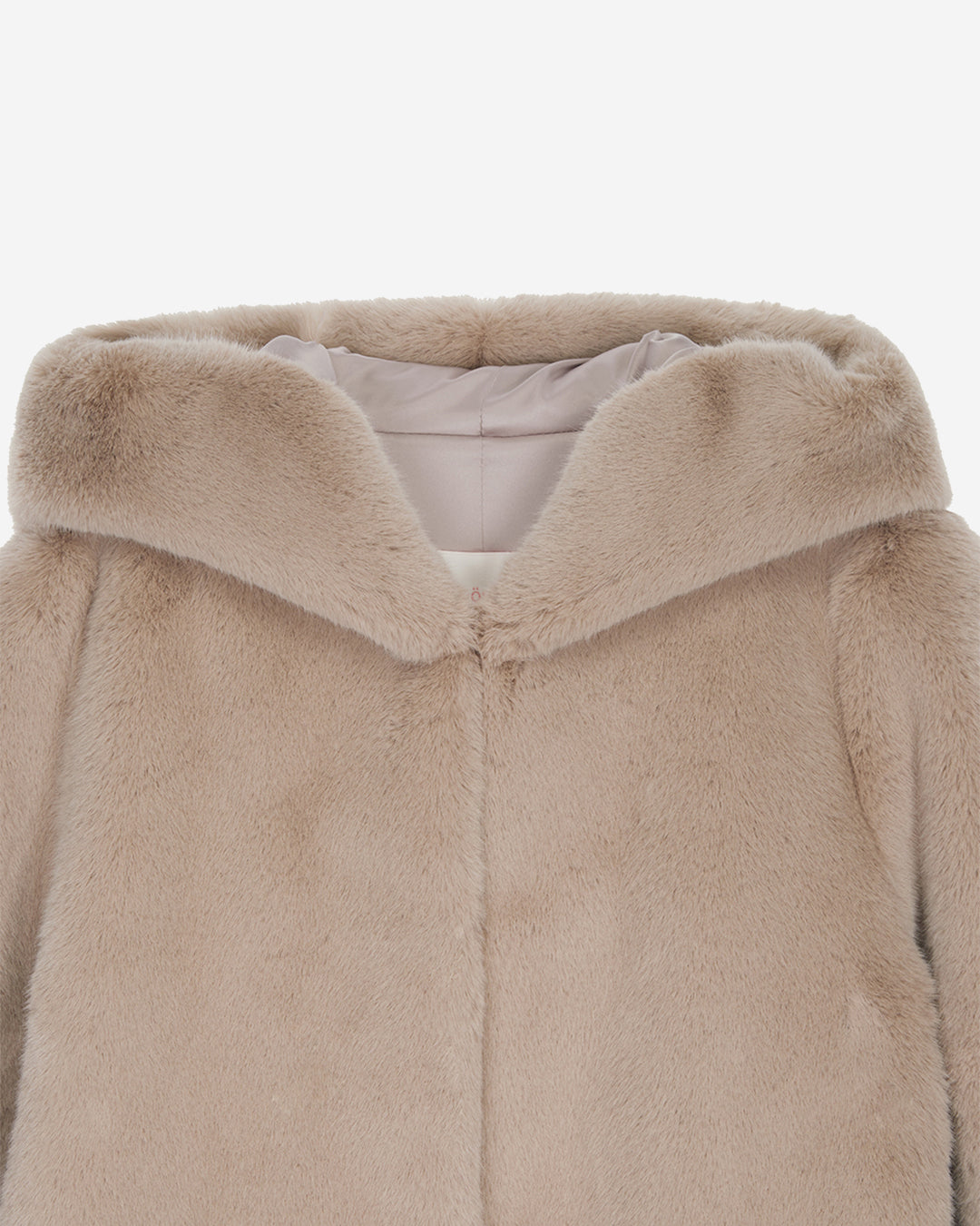 [SIGNATURE LINE] FAUX FUR BIEN HOODED JACKET
