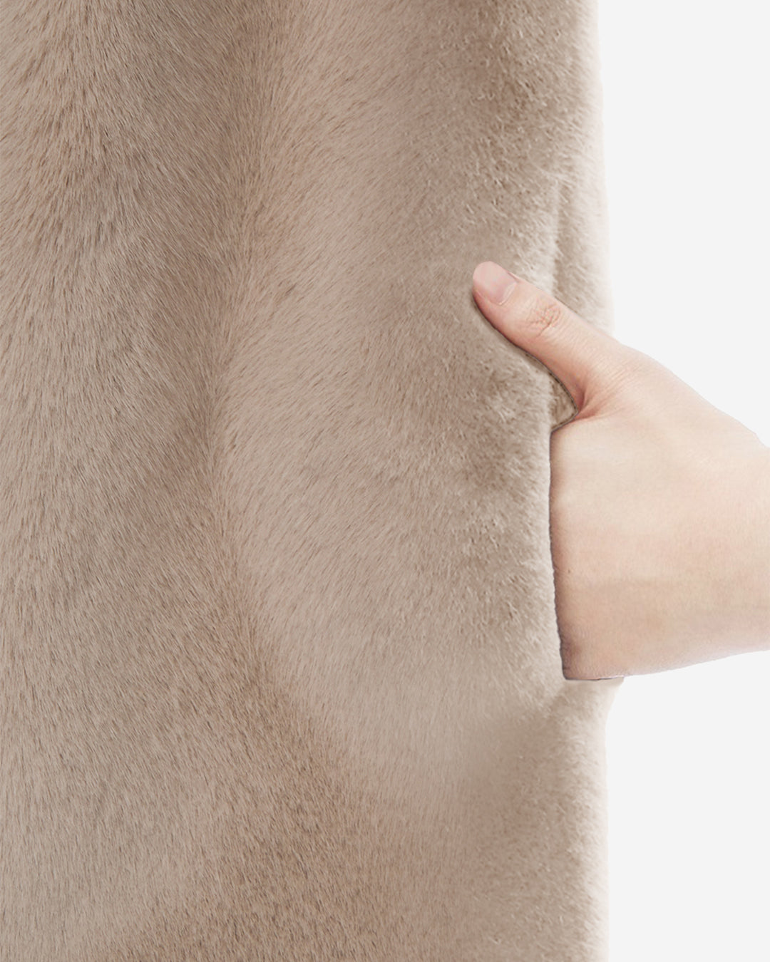 [SIGNATURE LINE] FAUX FUR BIEN HOODED JACKET