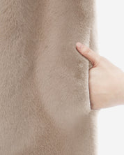 [SIGNATURE LINE] FAUX FUR BIEN HOODED JACKET