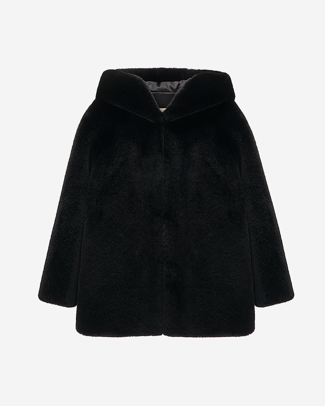 [SIGNATURE LINE] FAUX FUR BIEN HOODED JACKET