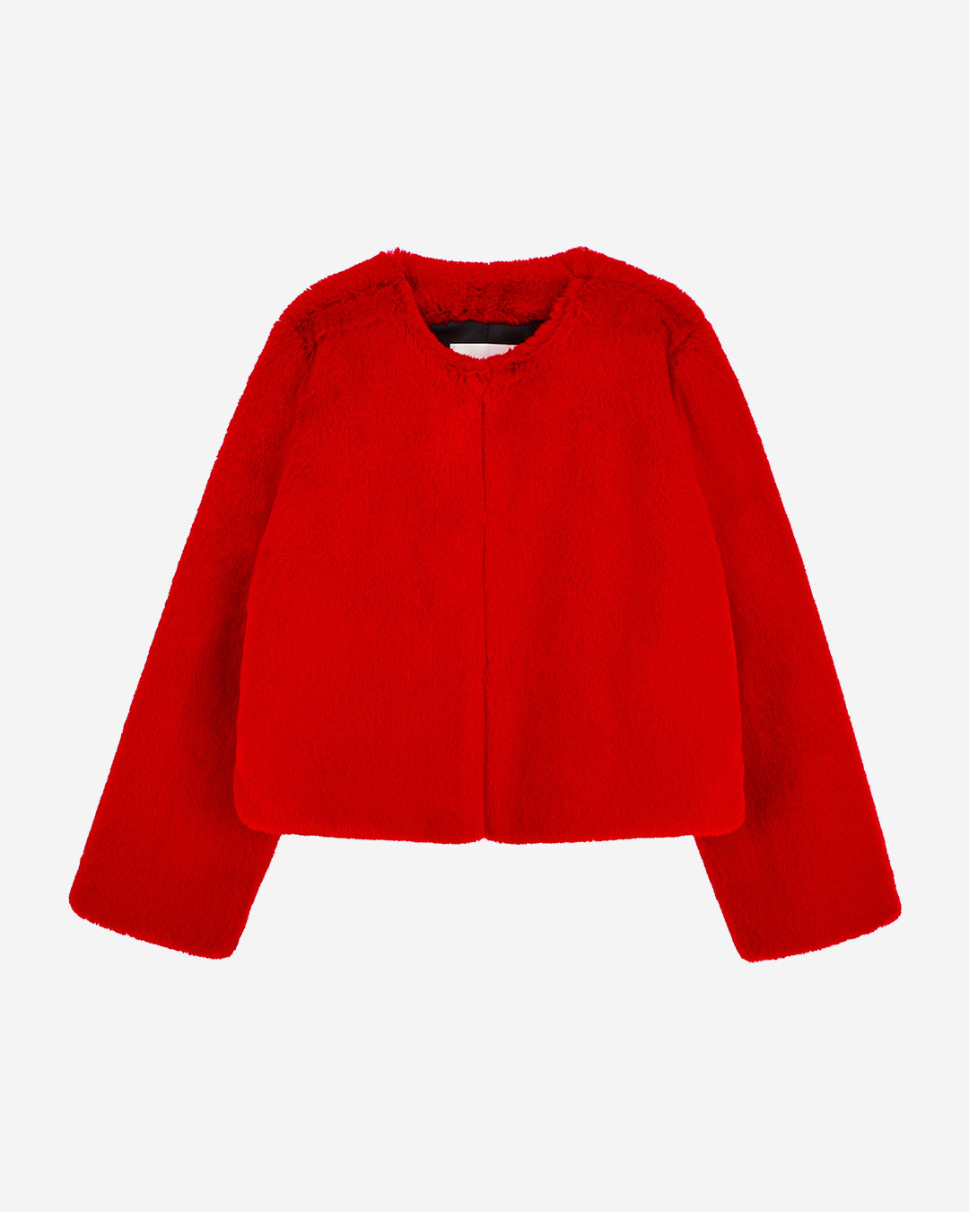 [SIGNATURE LINE] FAUX FUR BIEN SHORT JACKET