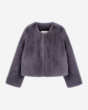 [SIGNATURE LINE] FAUX FUR BIEN SHORT JACKET