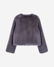 [SIGNATURE LINE] FAUX FUR BIEN SHORT JACKET