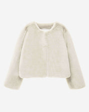 [SIGNATURE LINE] FAUX FUR BIEN SHORT JACKET
