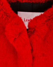 [SIGNATURE LINE] FAUX FUR BIEN SHORT JACKET