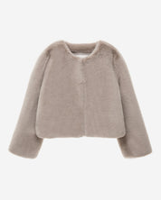 [SIGNATURE LINE] FAUX FUR BIEN SHORT JACKET