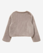 [SIGNATURE LINE] FAUX FUR BIEN SHORT JACKET