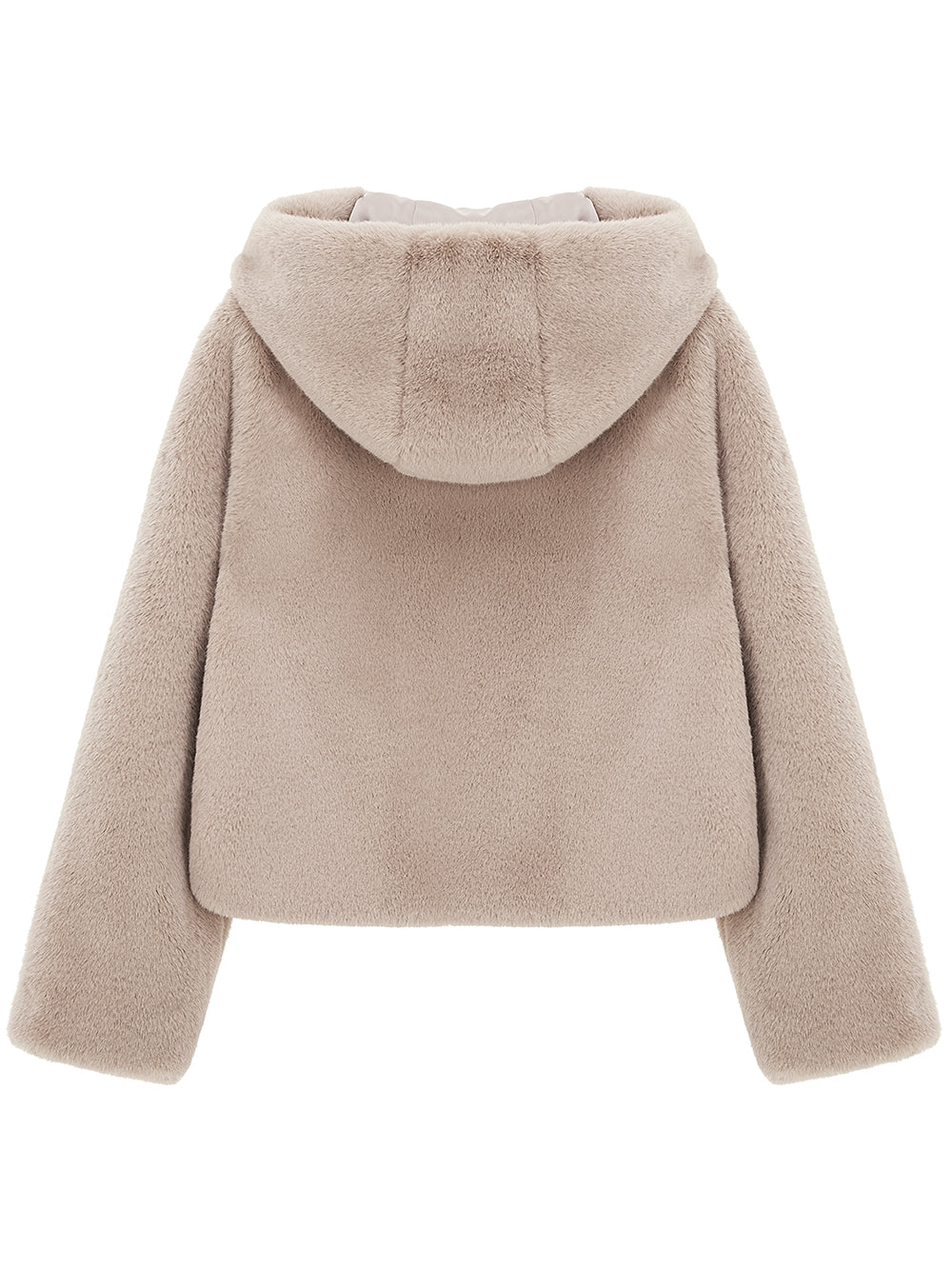 FAUX FUR BIEN HOODED SHORT JACKET – Lemonplet JP store