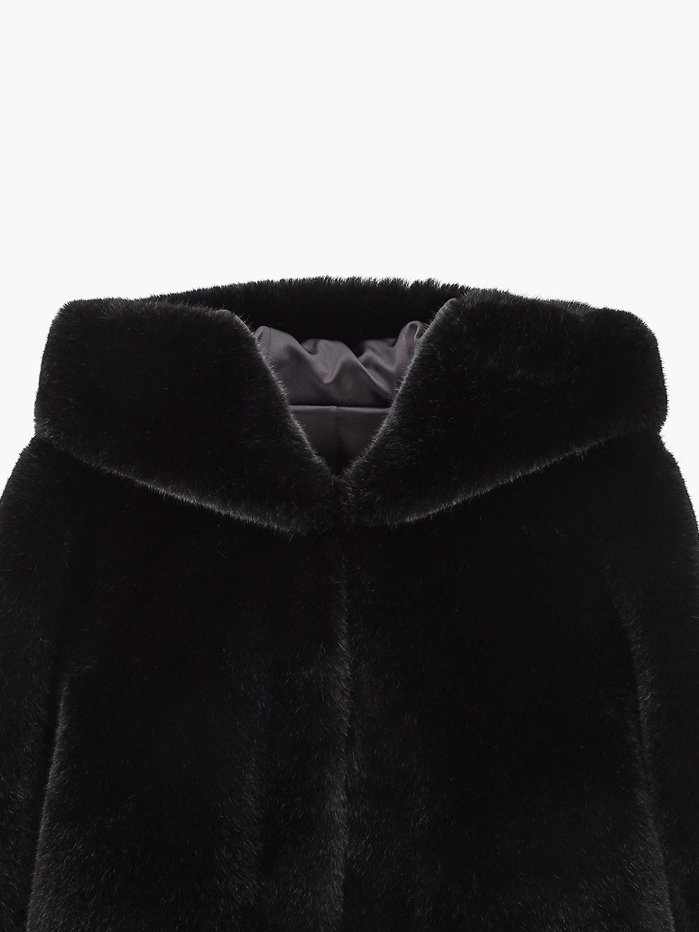 FAUX FUR BIEN HOODED SHORT JACKET – Lemonplet JP store