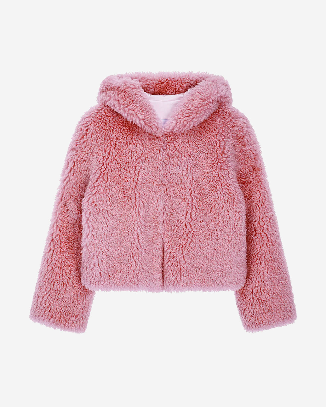 [FINAL SALE] FAUX FUR BIEN HOODED SHORT JACKET