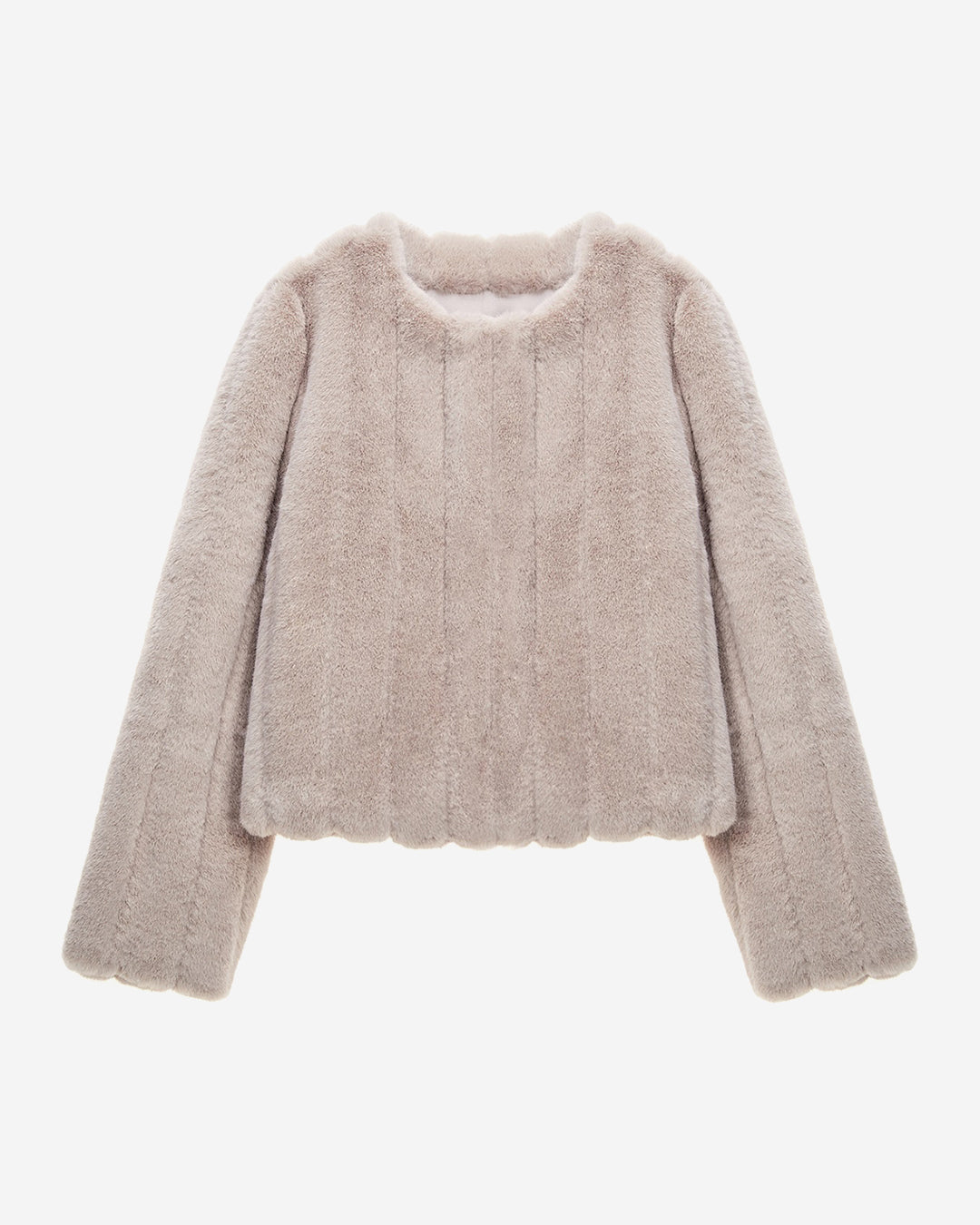 FAUX FUR JUE SHORT JACKET