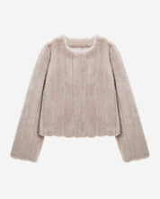 FAUX FUR JUE SHORT JACKET