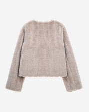 FAUX FUR JUE SHORT JACKET