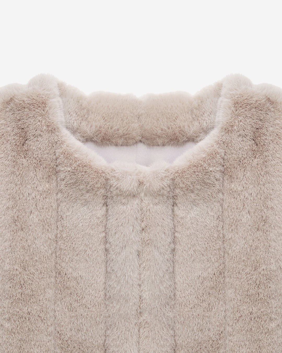FAUX FUR JUE SHORT JACKET