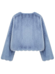 FAUX FUR JUE SHORT JACKET