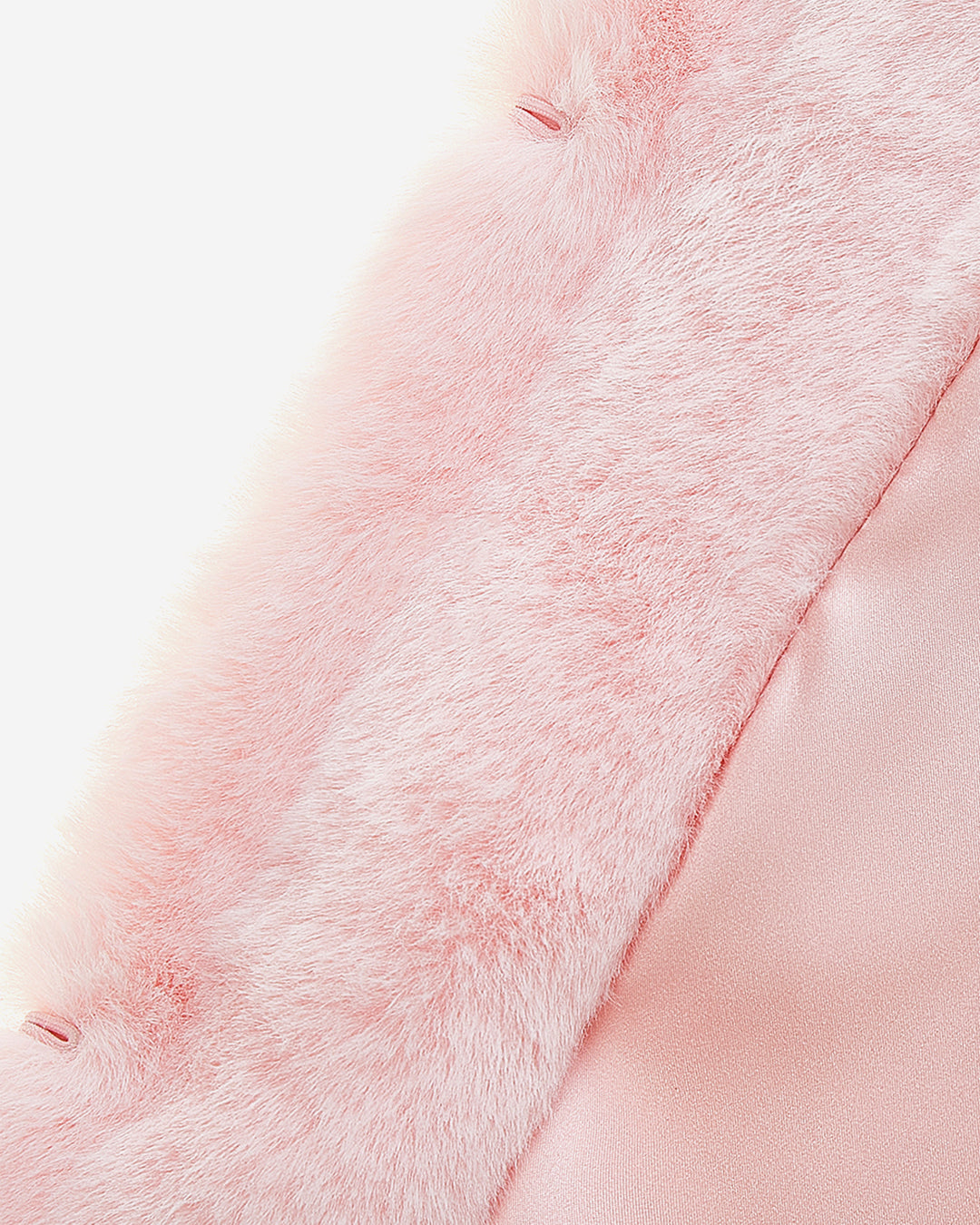 FAUX FUR HALF SLEEVED JACKET
