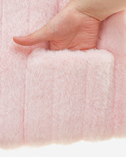 FAUX FUR HALF SLEEVED JACKET