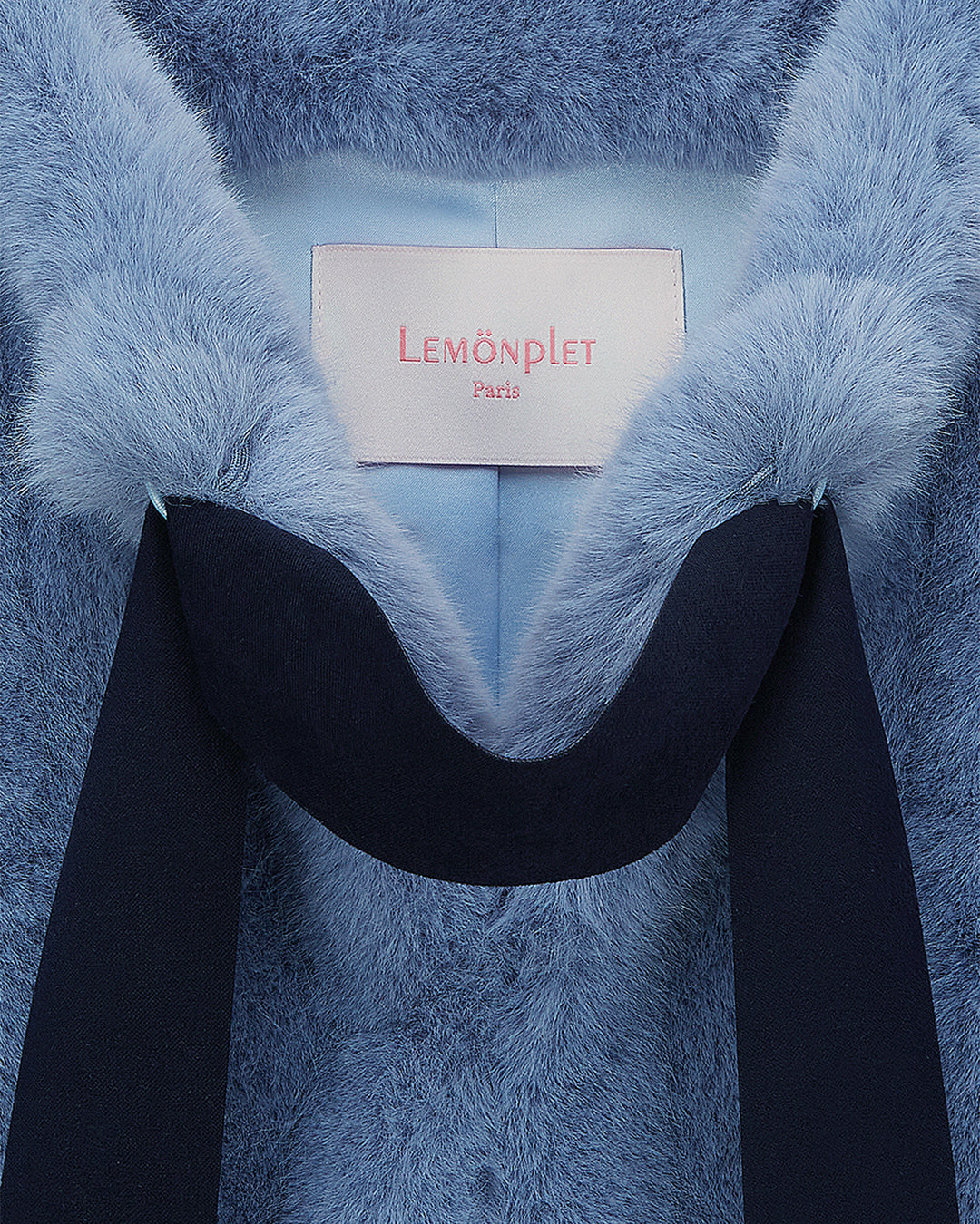 FAUX FUR HALF SLEEVED JACKET