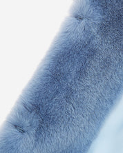 FAUX FUR HALF SLEEVED JACKET