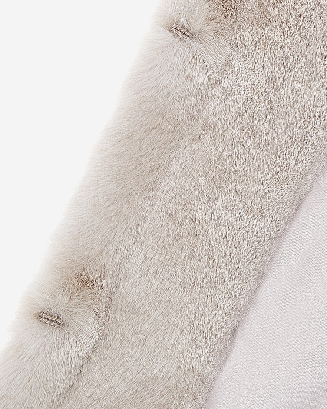 FAUX FUR HALF SLEEVED JACKET