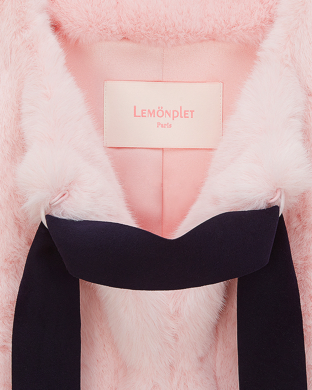 FAUX FUR HALF SLEEVED JACKET
