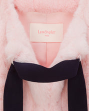 FAUX FUR HALF SLEEVED JACKET
