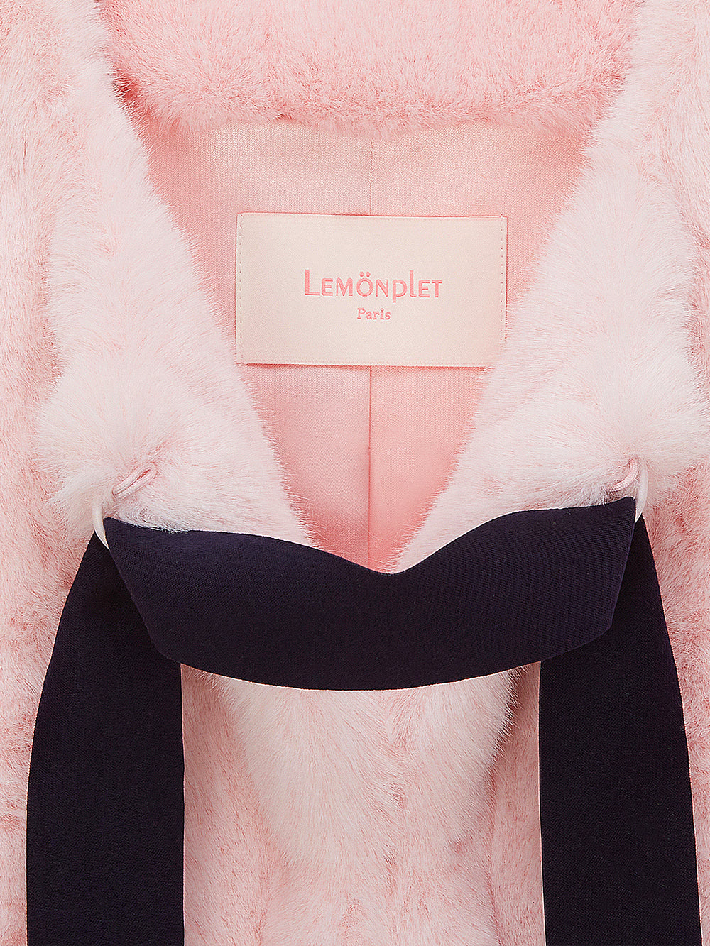 FAUX FUR HALF SLEEVED JACKET