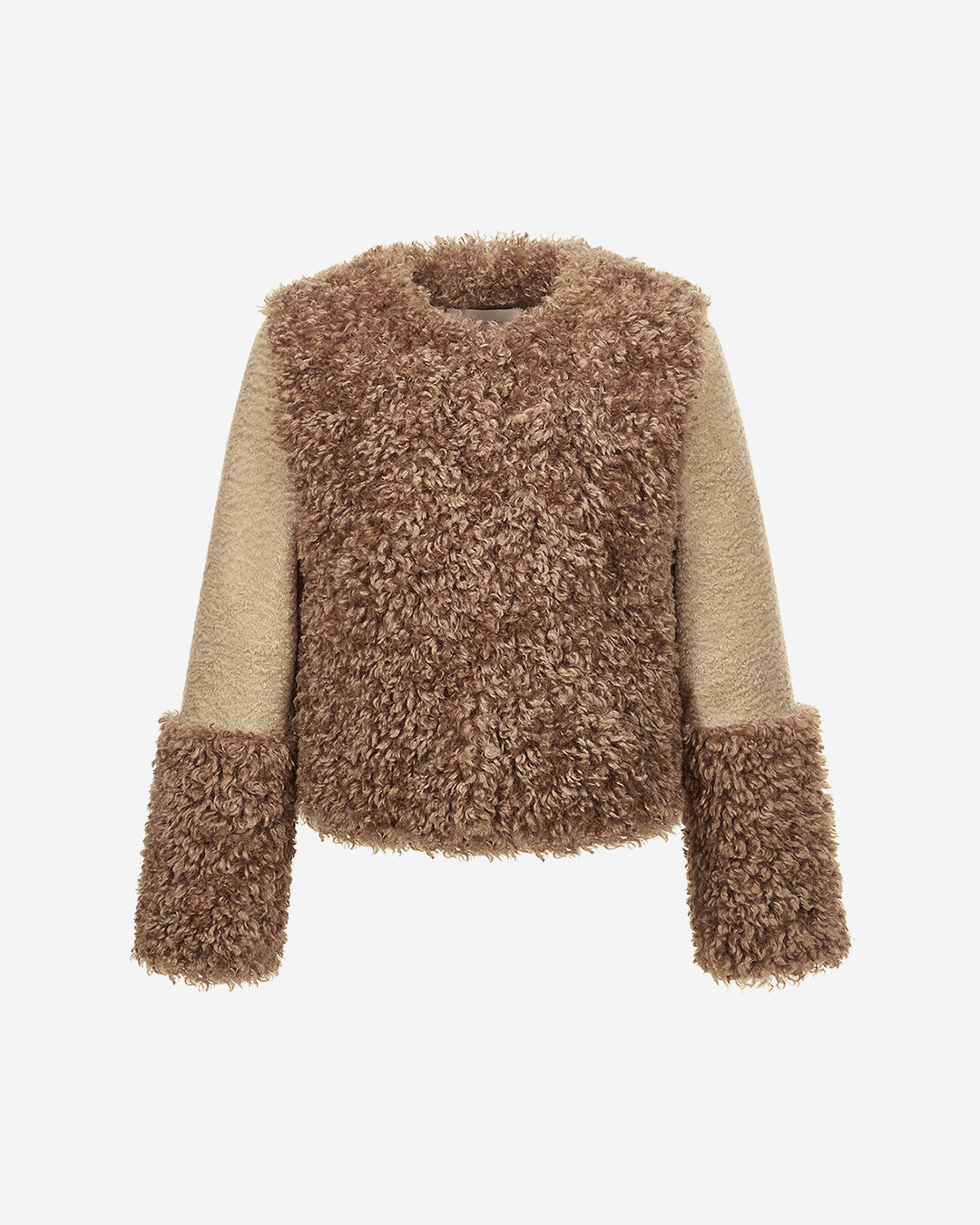 FAUX FUR FURRY JACKET