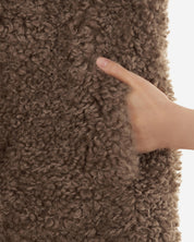 FAUX FUR FURRY JACKET