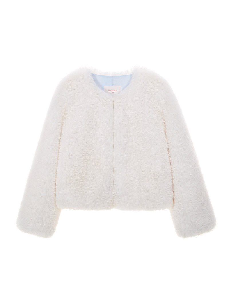 FAUX FUR HORA SHORT JACKET