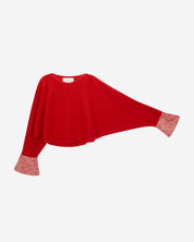 [FINAL SALE] KNIT POBI BUTTERFLY SLEEVE SWEAT