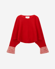 [FINAL SALE] KNIT POBI BUTTERFLY SLEEVE SWEAT