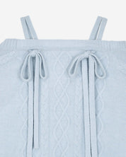 [FINAL SALE] KNIT VIVI RIBBON DETAIL TOP