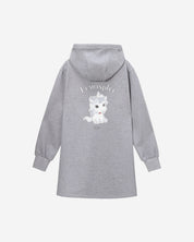 [FINAL SALE] UNDI PRINT HOODED SWEATDRESS