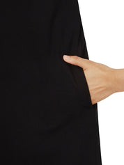 LINDI HOODED JERSEY DRESS