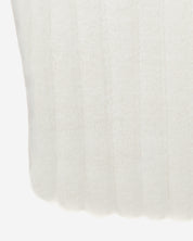 FAUX FUR HE-A HOODED PONCHO