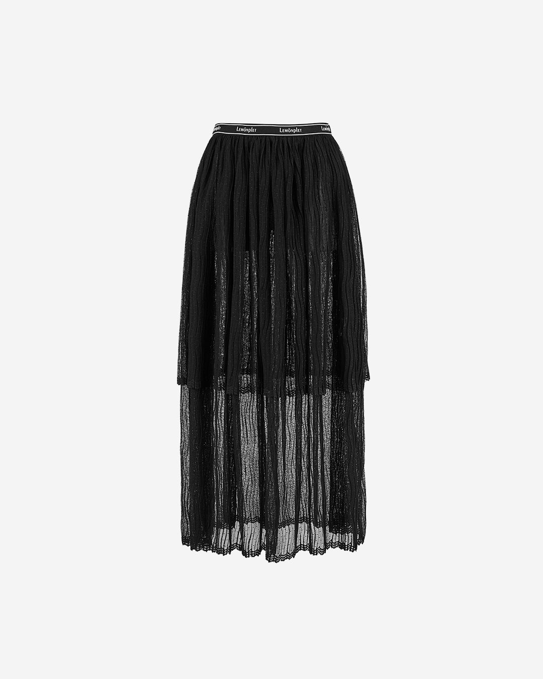 [FINAL SALE] NIA LONG-LENGTH PLEATED SKIRT