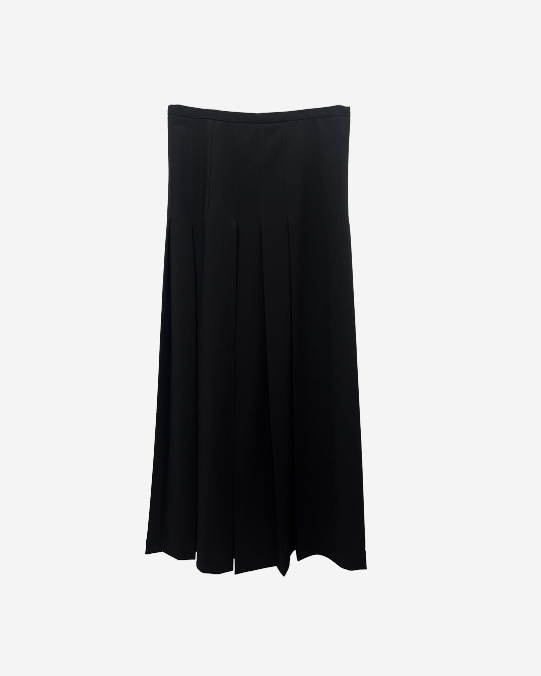 HICKORY PLEATED WRAP SKIRT