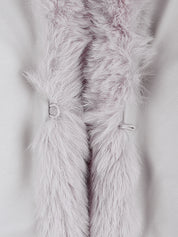 FAUX FUR CUPID HOODED VEST