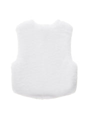 FAUX FUR MINI VEST