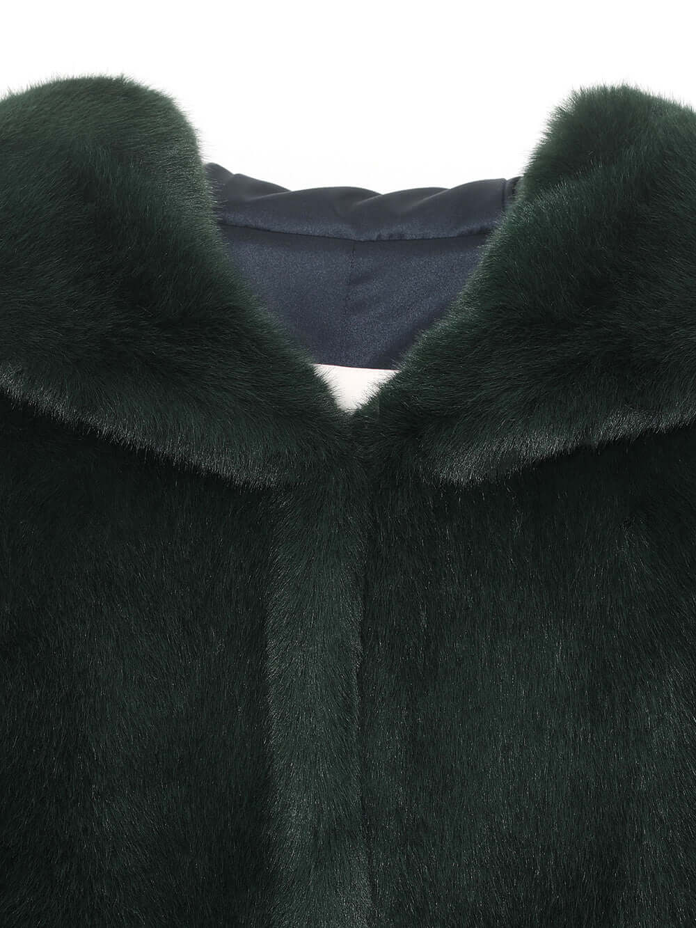 [REFURB] FAUX FUR LAON HOODED MAXI VEST