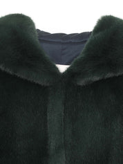 [REFURB] FAUX FUR LAON HOODED MAXI VEST