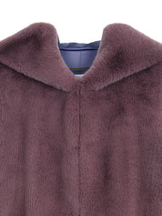 [REFURB] FAUX FUR LAON HOODED MAXI VEST
