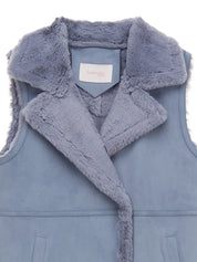FAUX FUR LOMPER LONG VEST