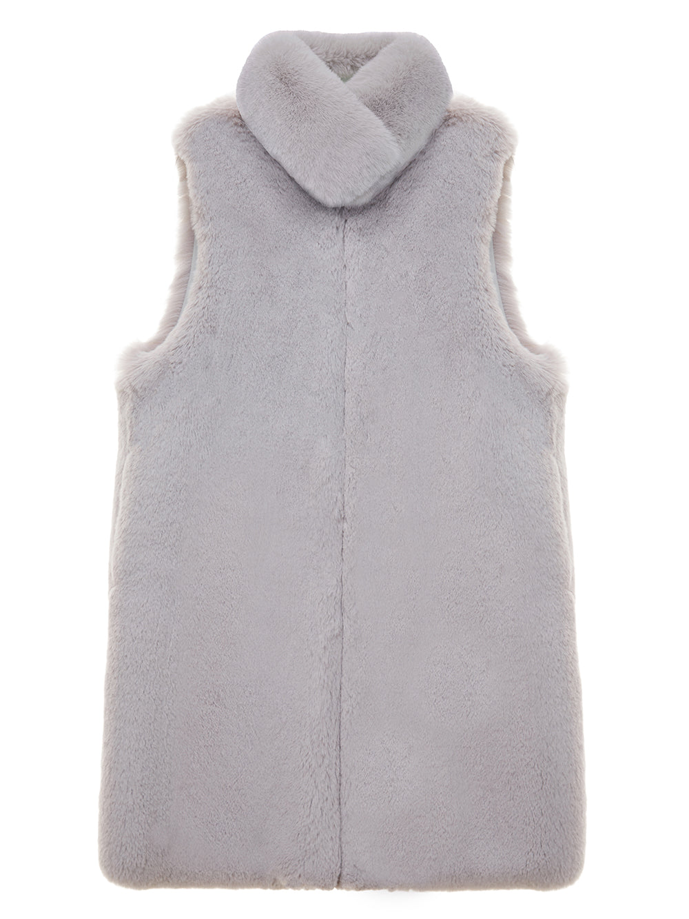 FAUX FUR KUN LONG VEST