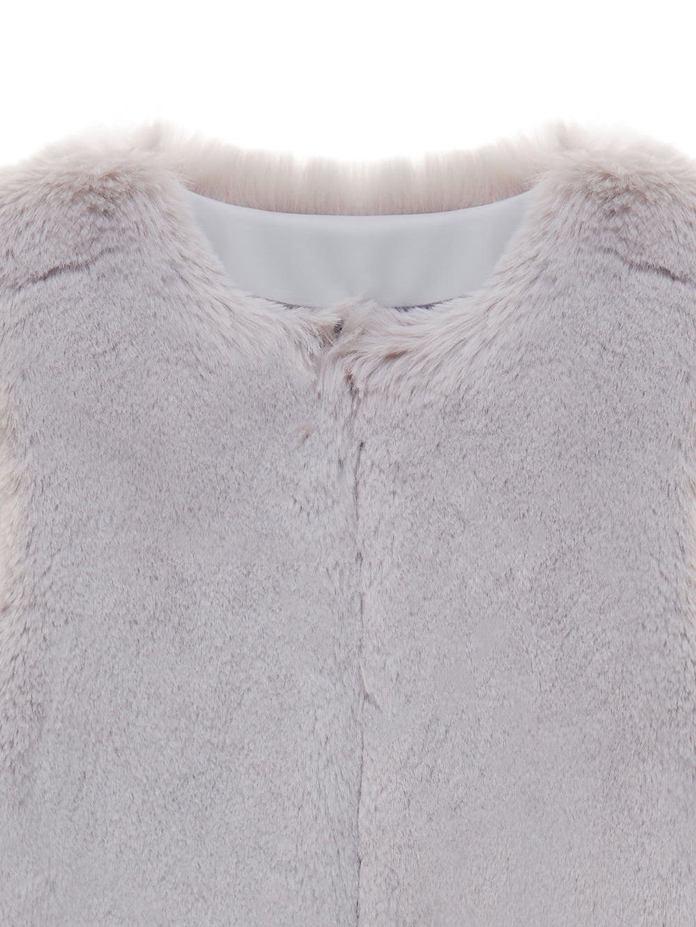 FAUX FUR KUN LONG VEST