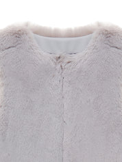 FAUX FUR KUN LONG VEST